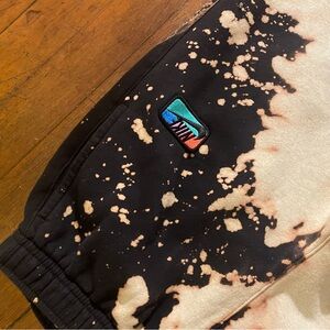 Nike Black and Pink Joggers for Stylish Comfort